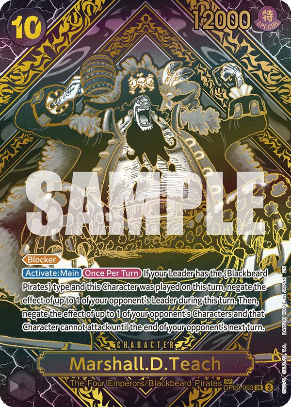 One Piece Card Game: Marshall.D.Teach (SP) (Gold) card image
