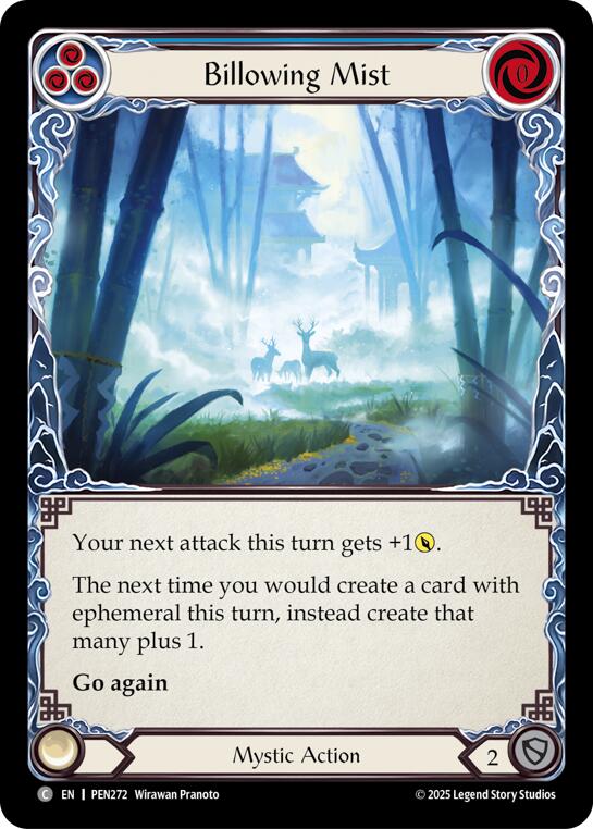 Flesh and Blood TCG: Billowing Mist (Blue) card image