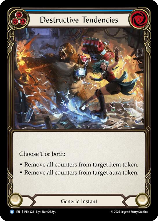 Flesh and Blood TCG: Destructive Tendencies (Blue) card image