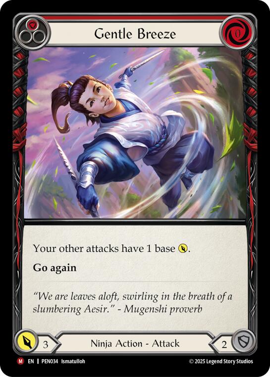 Flesh and Blood TCG: Gentle Breeze (Red) card image
