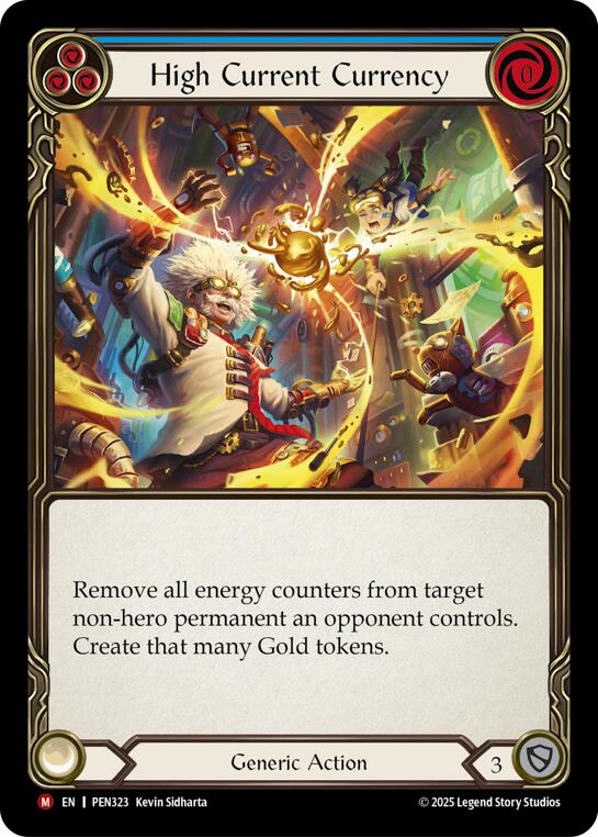 Flesh and Blood TCG: High Current Currency (Blue) card image