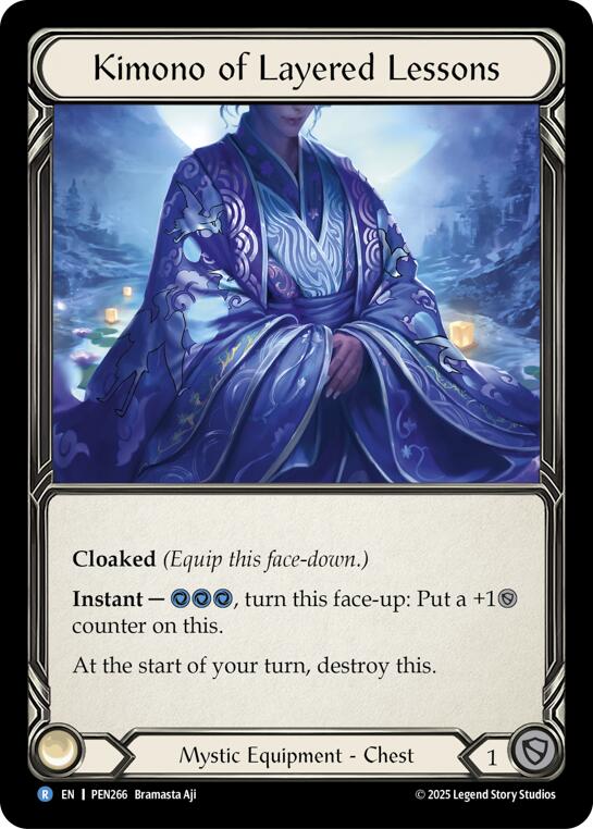 Flesh and Blood TCG: Kimono Of Layered Lessons card image