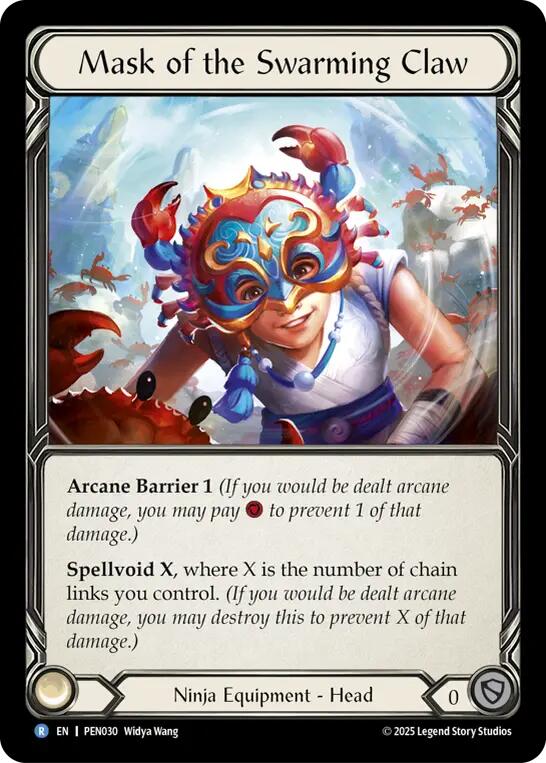 Flesh and Blood TCG: Mask of the Swarming Claw card image