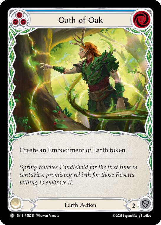 Flesh and Blood TCG: Oath Of Oak (Blue) card image