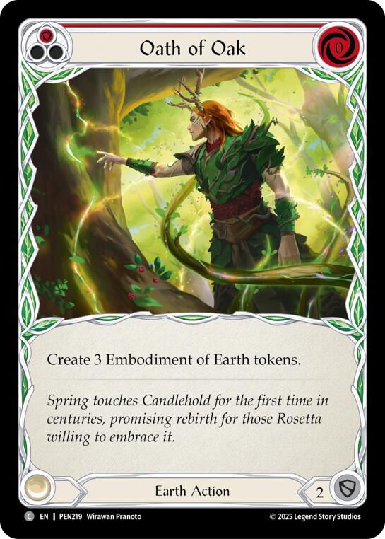 Flesh and Blood TCG: Oath Of Oak (Red) card image
