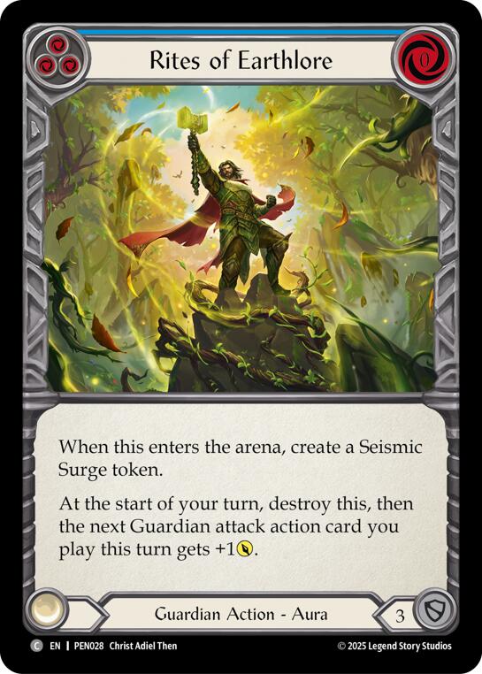 Flesh and Blood TCG: Rites Of Earthlore (Blue) card image