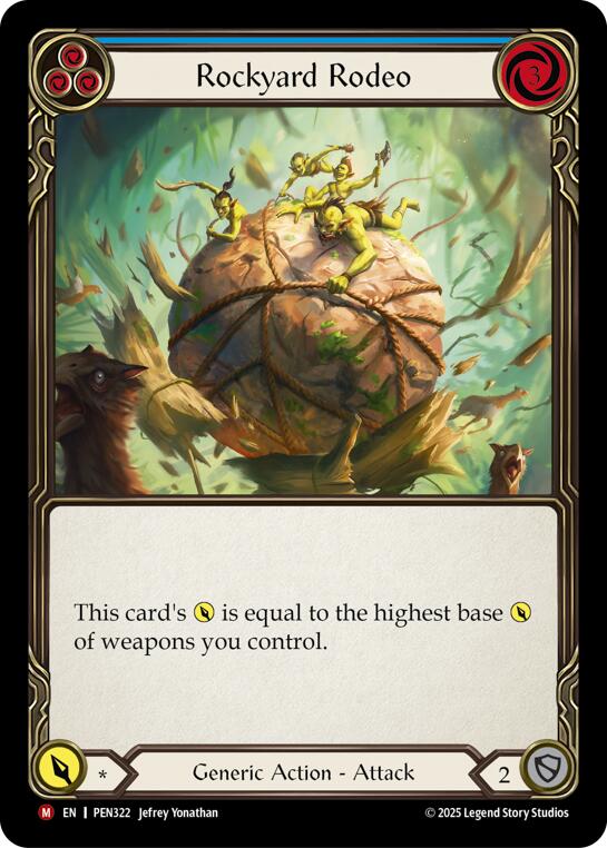 Flesh and Blood TCG: Rockyard Rodeo (Blue) card image