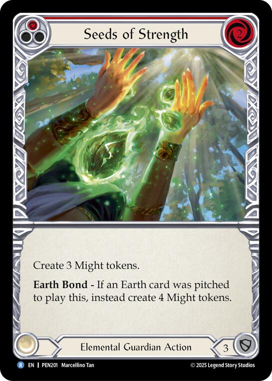 Flesh and Blood TCG: Seeds Of Strength (Red) card image