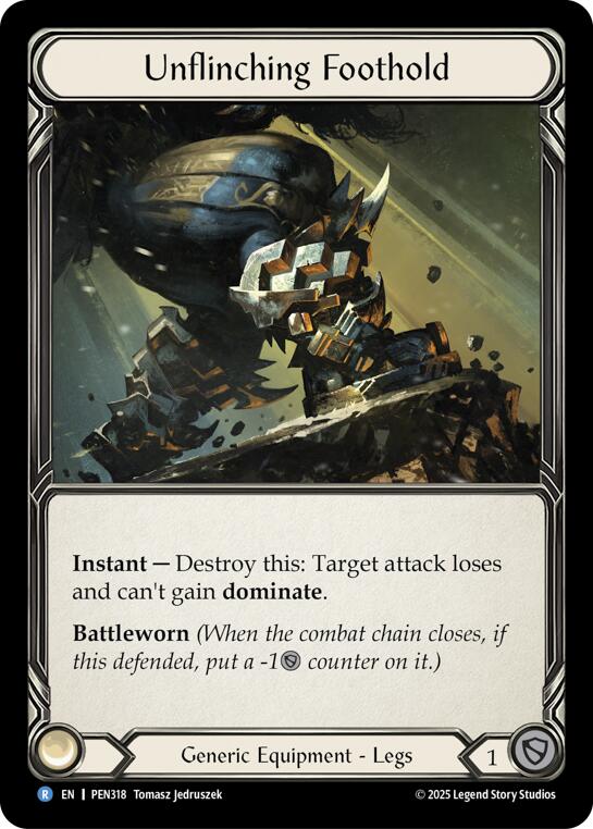 Flesh and Blood TCG: Unflinching Foothold card image