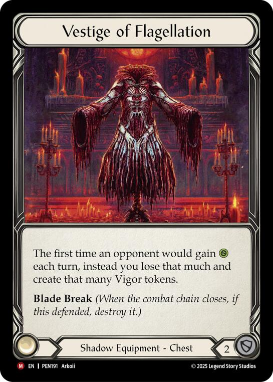 Flesh and Blood TCG: Vestige Of Flagellation card image