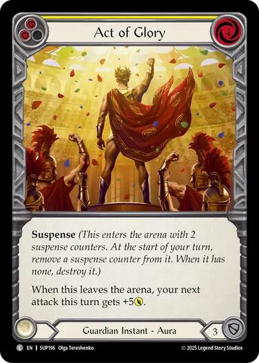 Flesh and Blood TCG: Act of Glory (Yellow) card image