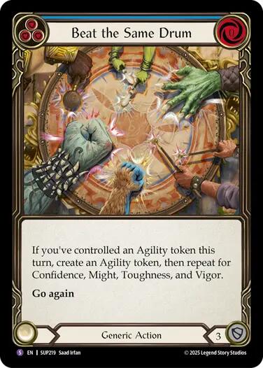 Flesh and Blood TCG: Beat the Same Drum card image