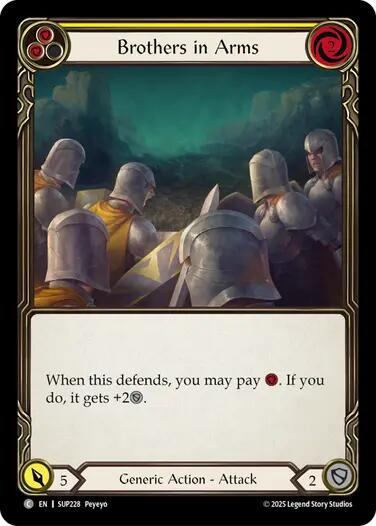 Flesh and Blood TCG: Brothers in Arms (Yellow) card image