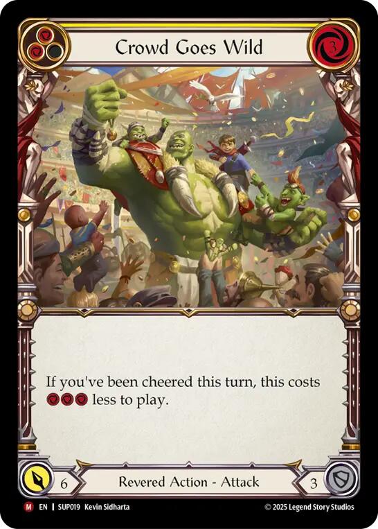 Flesh and Blood TCG: Crowd Goes Wild card image