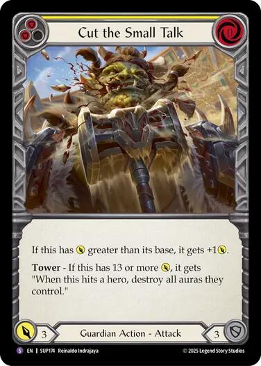 Flesh and Blood TCG: Cut the Small Talk card image