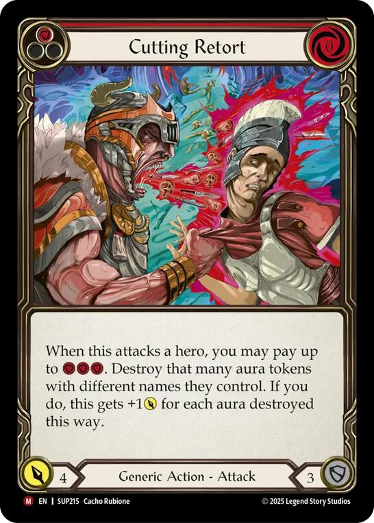 Flesh and Blood TCG: Cutting Retort card image