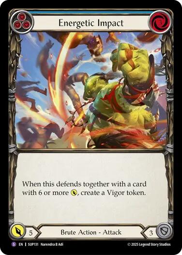Flesh and Blood TCG: Energetic Impact card image