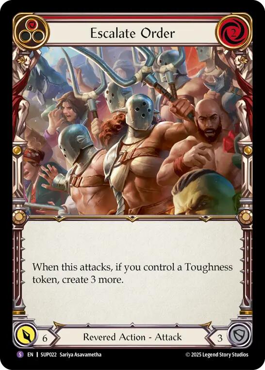 Flesh and Blood TCG: Escalate Order card image