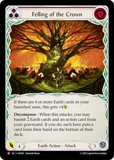 Flesh and Blood TCG: Felling of the Crown card image