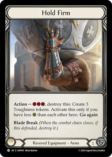 Flesh and Blood TCG: Hold Firm card image