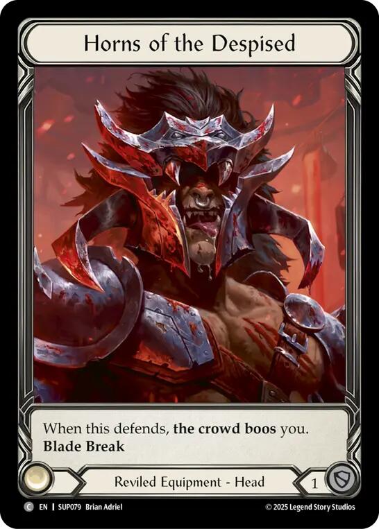 Flesh and Blood TCG: Horns of the Despised (Extended Art) card image