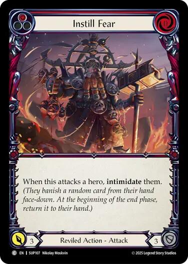 Flesh and Blood TCG: Instill Fear (Red) card image