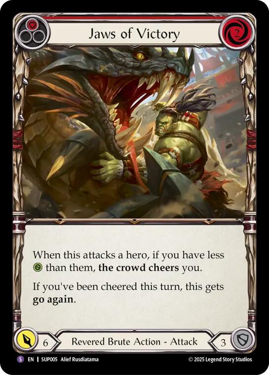 Flesh and Blood TCG: Jaws of Victory card image