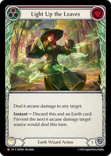 Flesh and Blood TCG: Light Up the Leaves (Red) card image