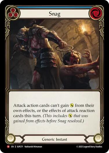 Flesh and Blood TCG: Snag card image
