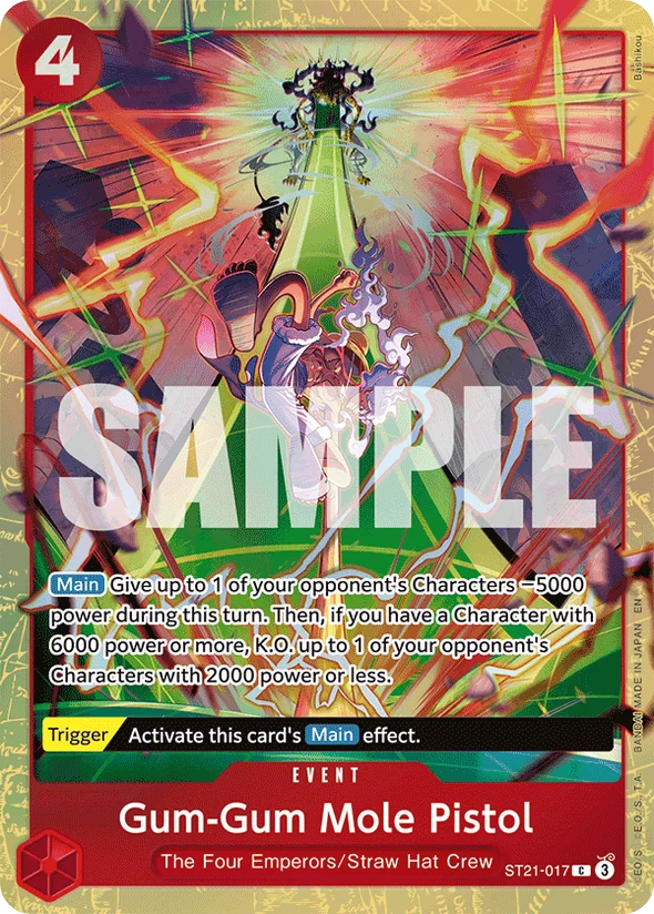 Gum-Gum Mole Pistol (Premium Card Collection -Best Selection Vol. 5-)