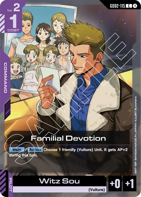 Gundam Card Game: Familial Devotion card image