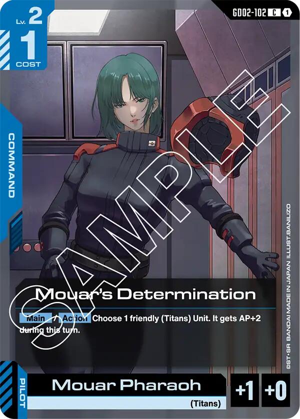 Gundam Card Game: Mouar's Determination card image