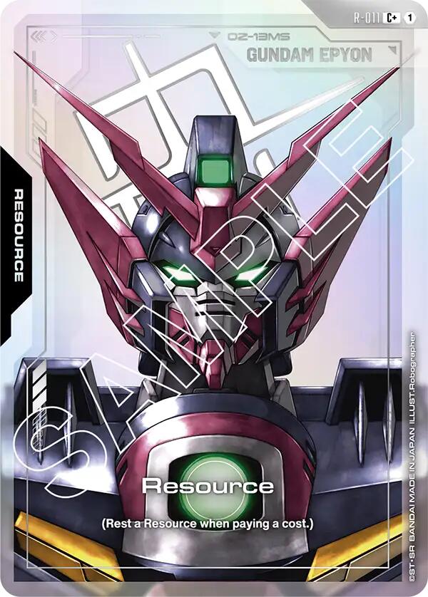 Gundam Card Game: Resource (R-011) (C+) card image