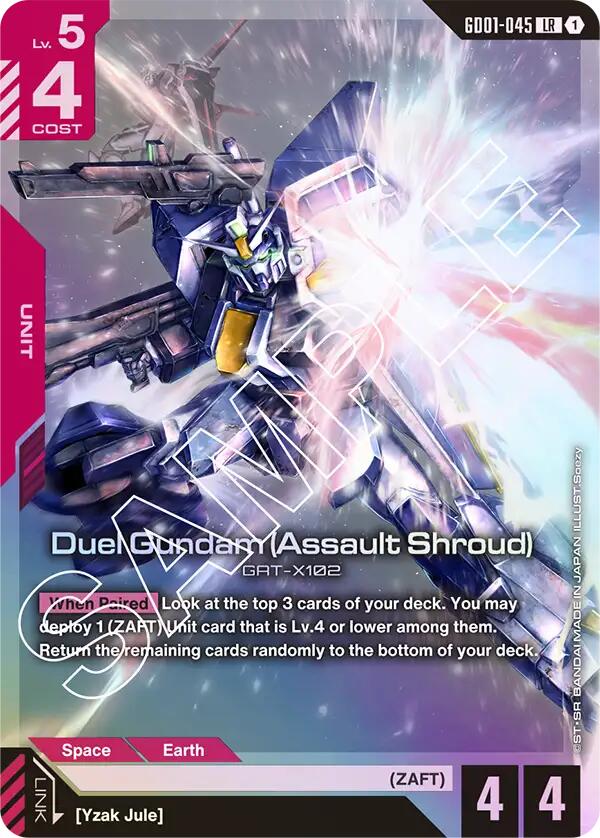 Gundam Card Game: Duel Gundam (Assault Shroud) card image