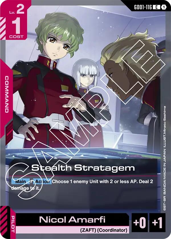 Gundam Card Game: Stealth Stratagem card image