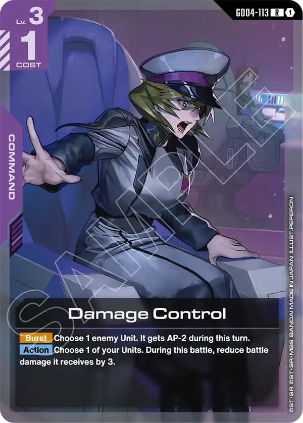 Gundam Card Game: Damage Control card image
