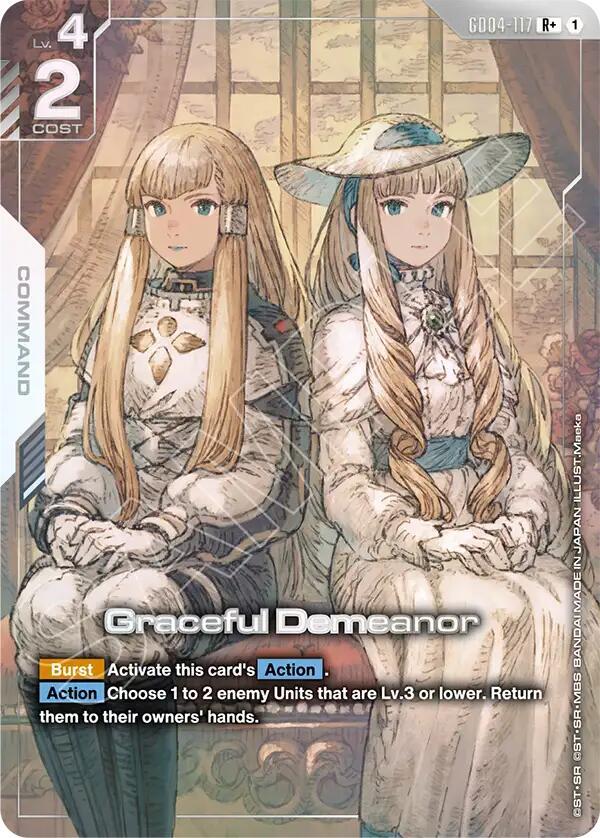 Gundam Card Game: Graceful Demeanor (R+) card image