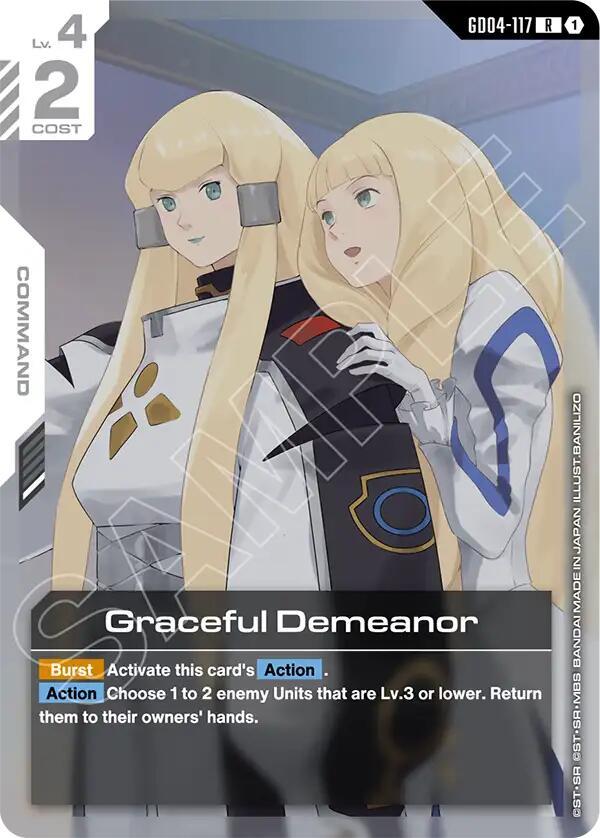 Gundam Card Game: Graceful Demeanor card image