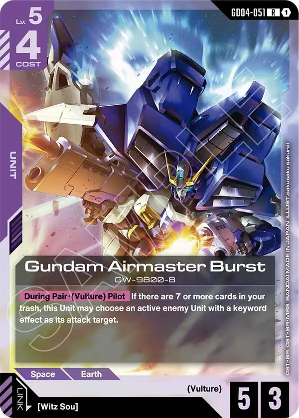 Gundam Card Game: Gundam Airmaster Burst card image