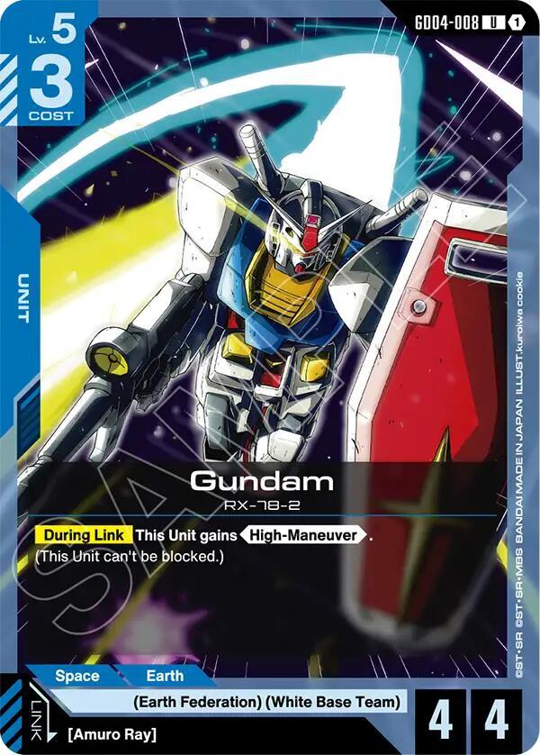 Gundam Card Game: Gundam (GD04-008) card image