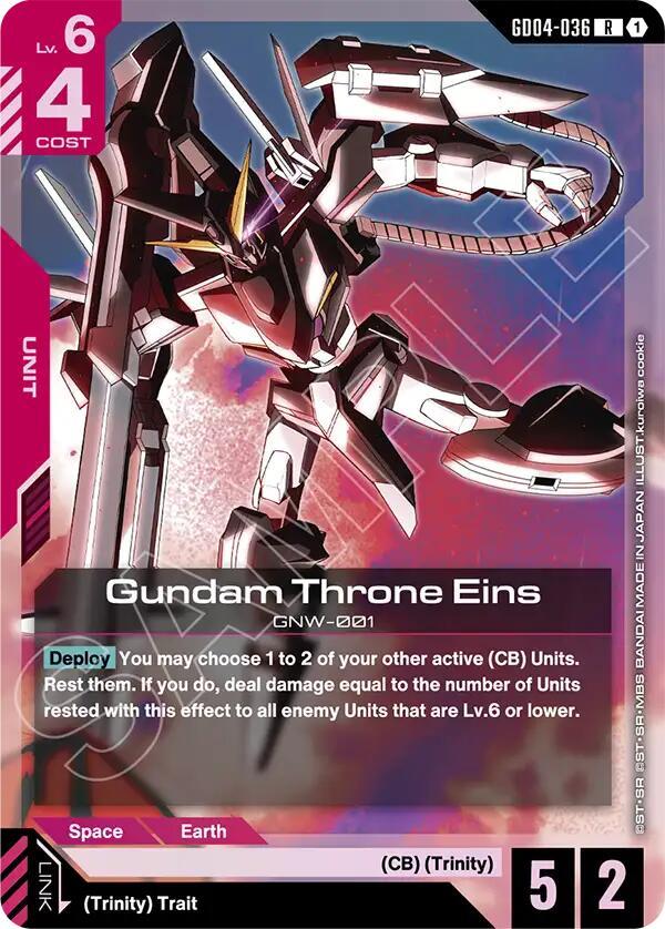 Gundam Card Game: Gundam Throne Eins card image