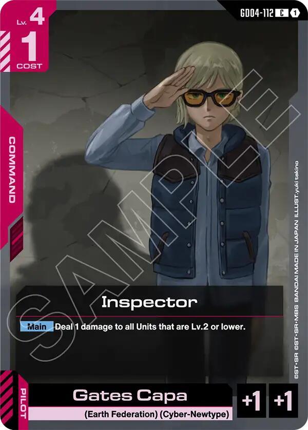 Gundam Card Game: Inspector card image