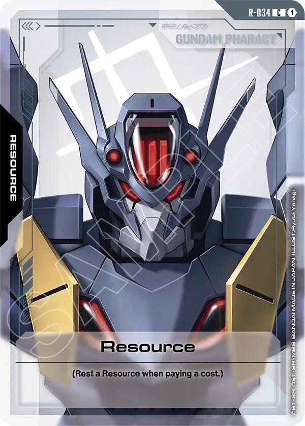 Gundam Card Game: Resource (R-034) card image