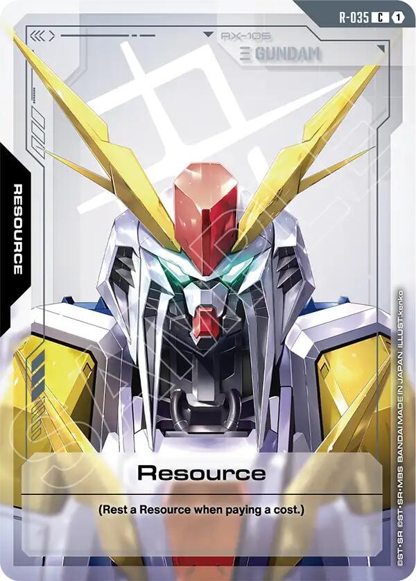 Gundam Card Game: Resource (R-035) card image
