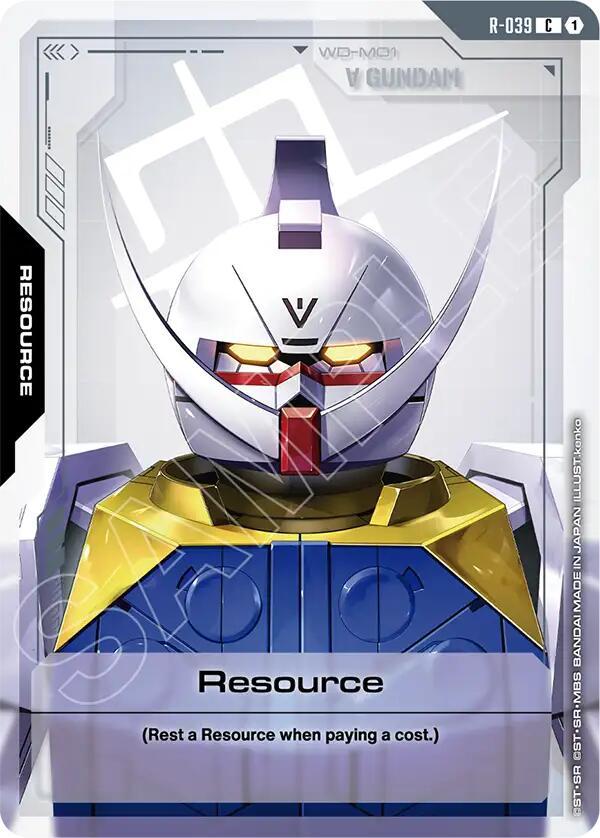 Gundam Card Game: Resource (R-039) card image