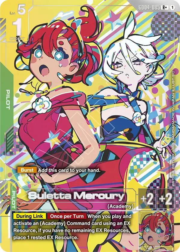 Gundam Card Game: Suletta Mercury (R+) card image