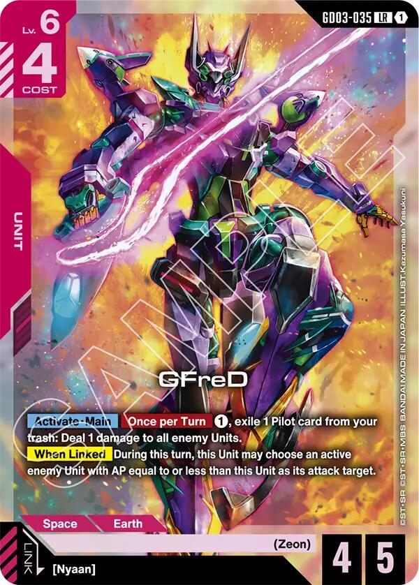 Gundam Card Game: GFreD card image
