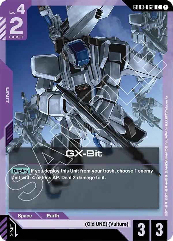 Gundam Card Game: GX-Bit card image