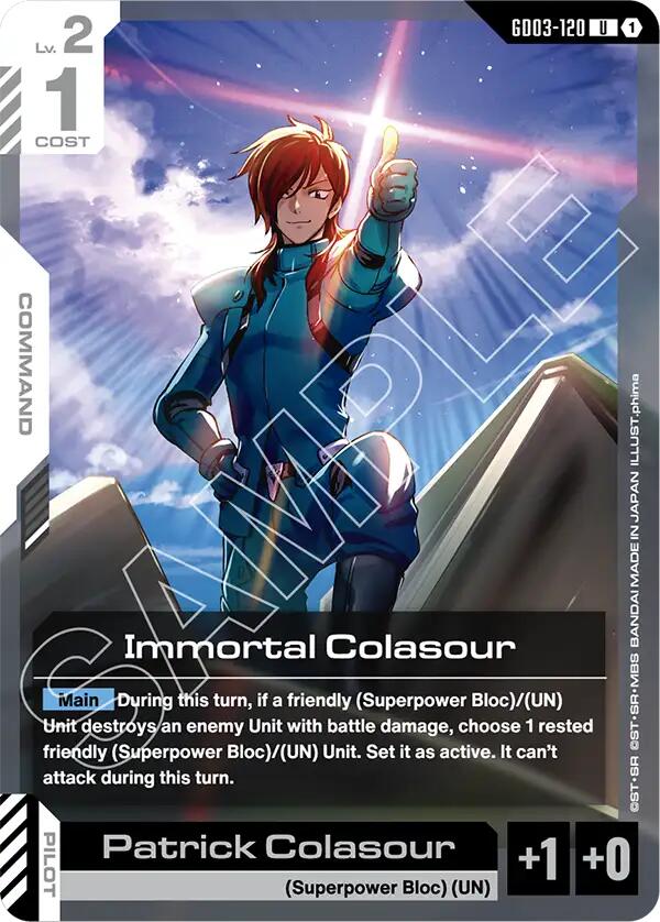 Gundam Card Game: Immortal Colasour card image