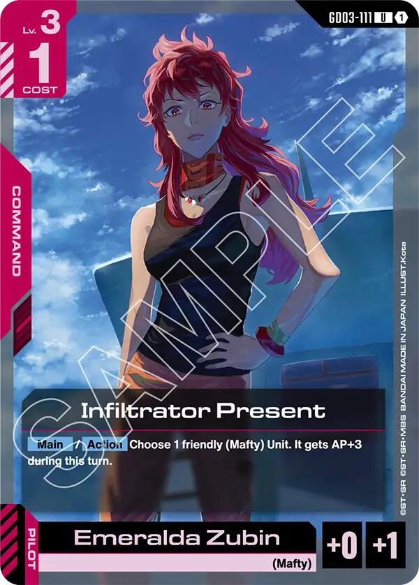 Gundam Card Game: Infiltrator Present card image
